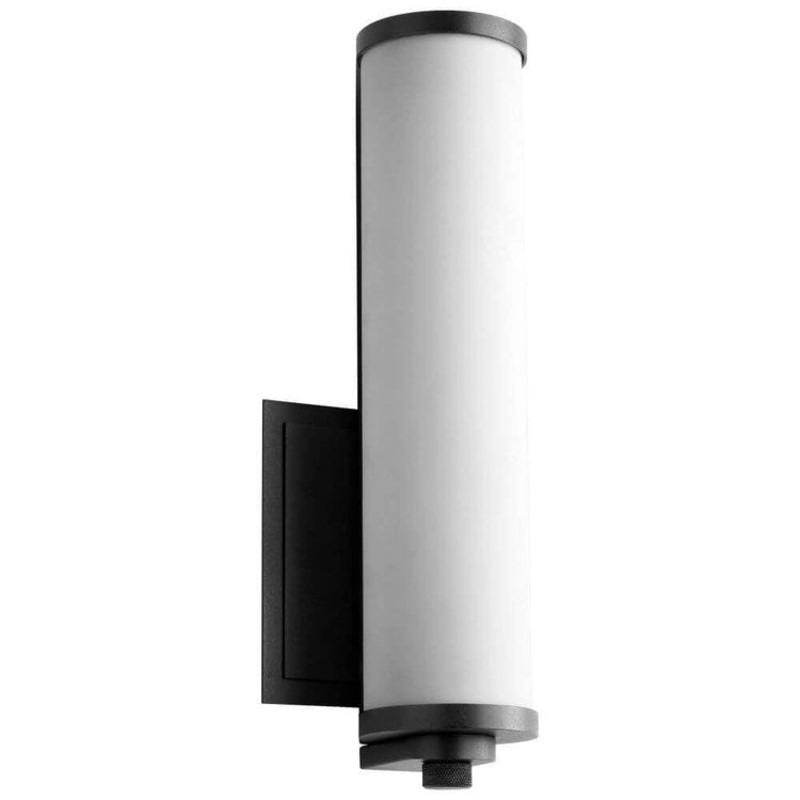 Tempus Single-Light 13″ LED Bathroom Wall Sconce – Black