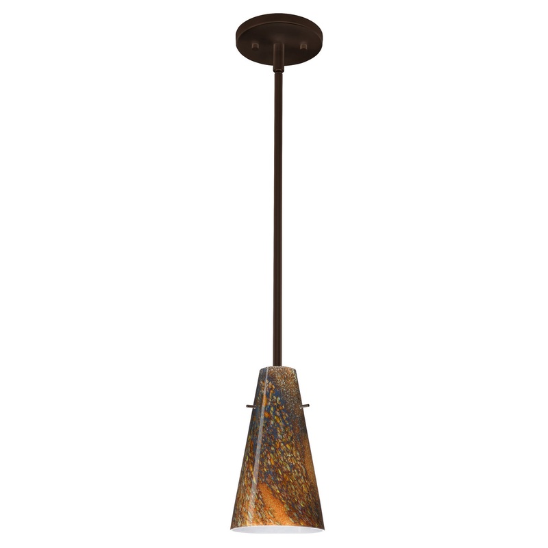 Besa 1TT-4124CE-LED-BR Cierro One Light Pendant Bronze (Discontinued)