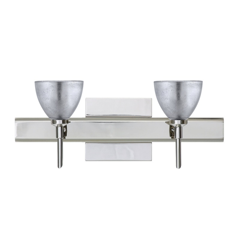 Besa 2SW-1758SF-CR-SQ Divi Two Light Wall Sconce Chrome (Discontinued)