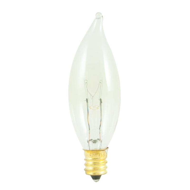 Bulbrite 493125 Flame Light Bulb Clear