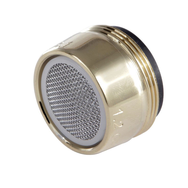 Cal Green Z12KBSA952 1.2 GPM Male Aerator, Polished Brass