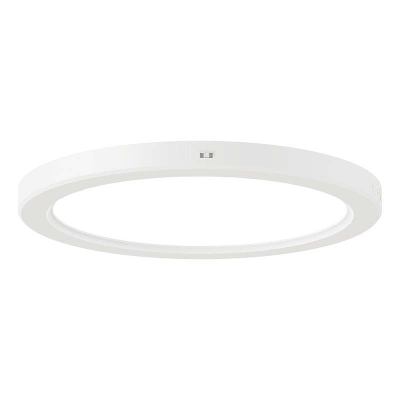 Hurricane 9″ LED Flushmount Matte White
