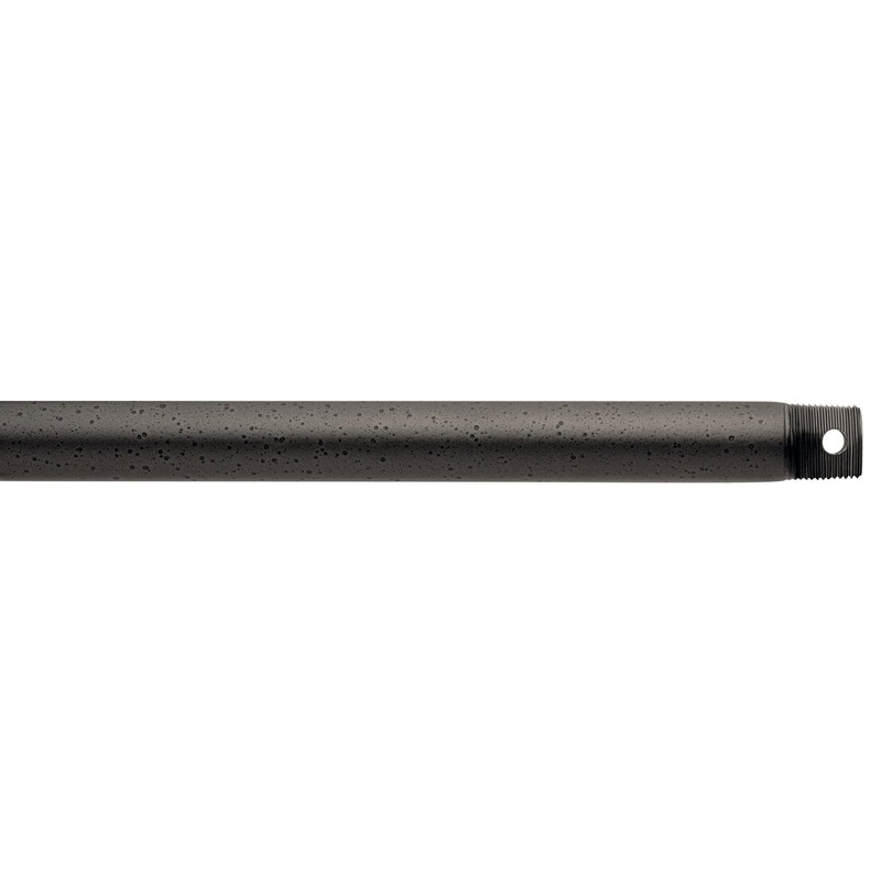 Kichler 360003AVI Fan Down Rod, Anvil Iron