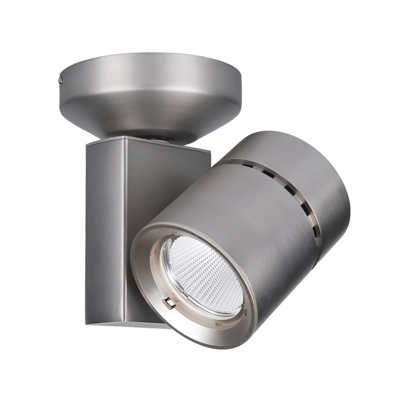 LED Spot Light from the Exterminator Ii Collection in Brushed Nickel Finish by W.A.C. Lighting