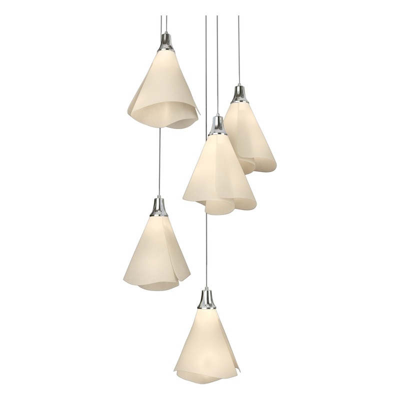 Mobius 5-Light Pendant Sterling