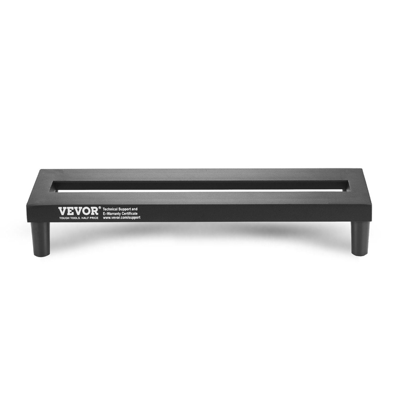 VEVOR Guitar Pedal Board, 15” x 5.7”, Aluminum Alloy 0.8 lbs Super Light Guitar Effects PedalBoard with Carry Bag High Quality Velcro Fixed Strap Shoulder Strap, Accommodate 4-6 Guitar Pedals, Small