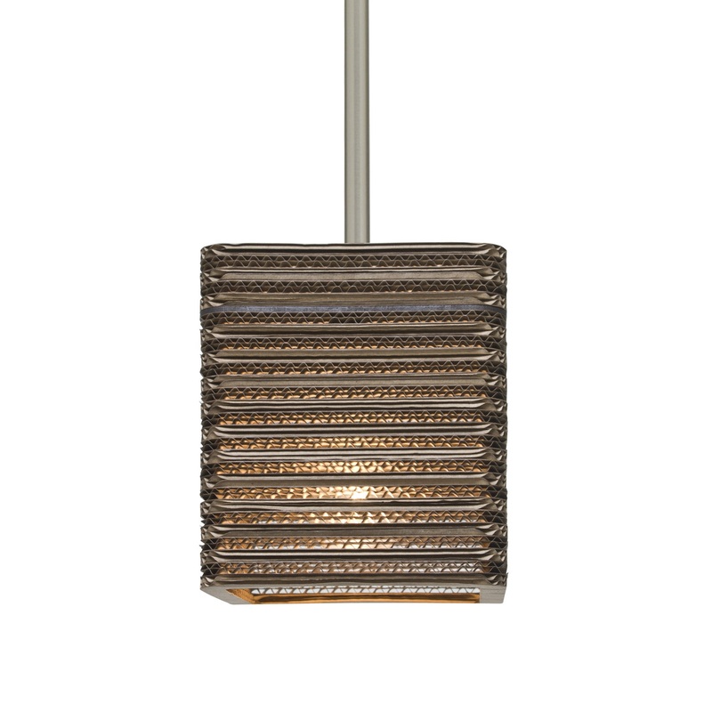 Besa 1TT-KIRK6-LED-SN Kirk 6 One Light Pendant Satin Nickel