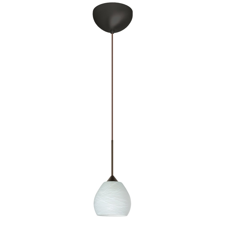 Besa 1XC-560560-LED-BR Tay Tay One Light Pendant Bronze