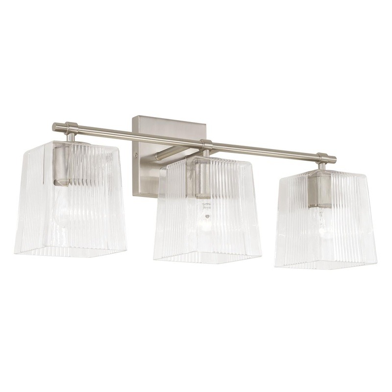 Capital Lighting 141731BN-508 Lexi 3 Light Vanity Brushed Nickel