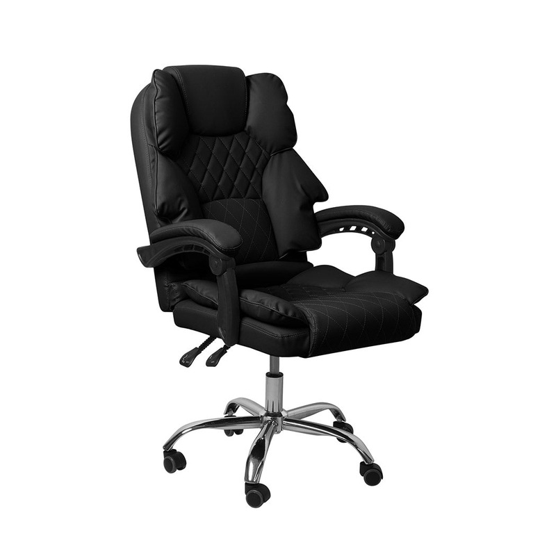 Levede Gaming Chair Office Computer Black No Footrest