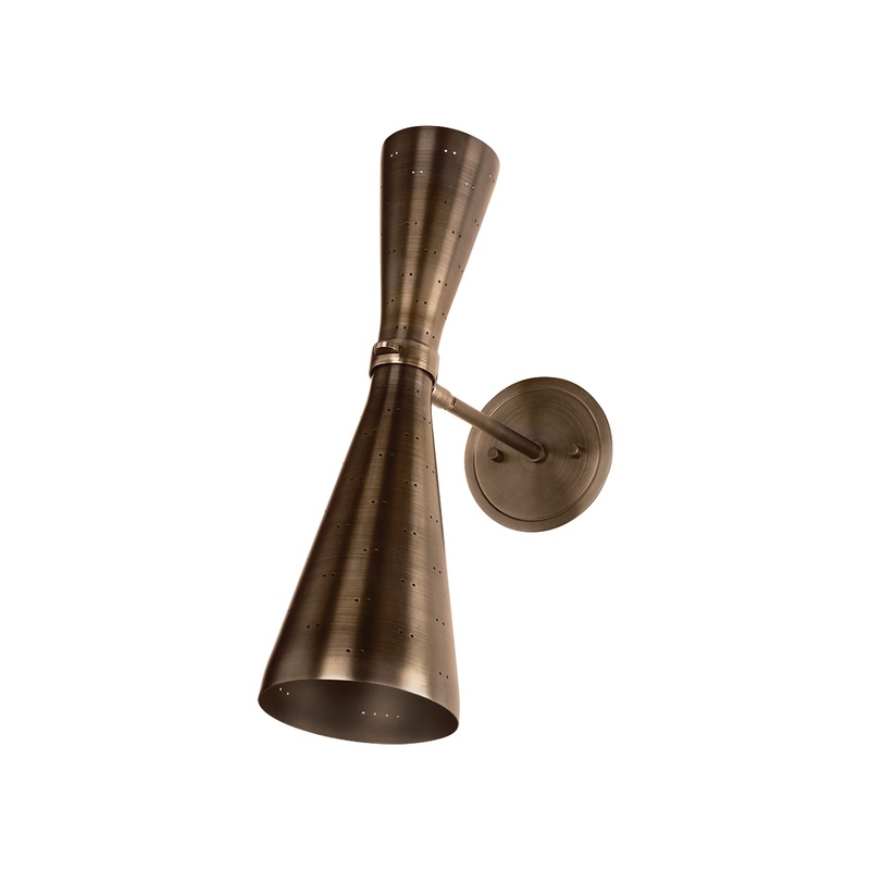 Allanton 2-Light Wall Sconce Historic Bronze