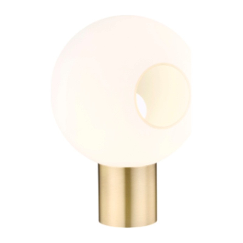 Allegra Glass Metal Uplight Gold