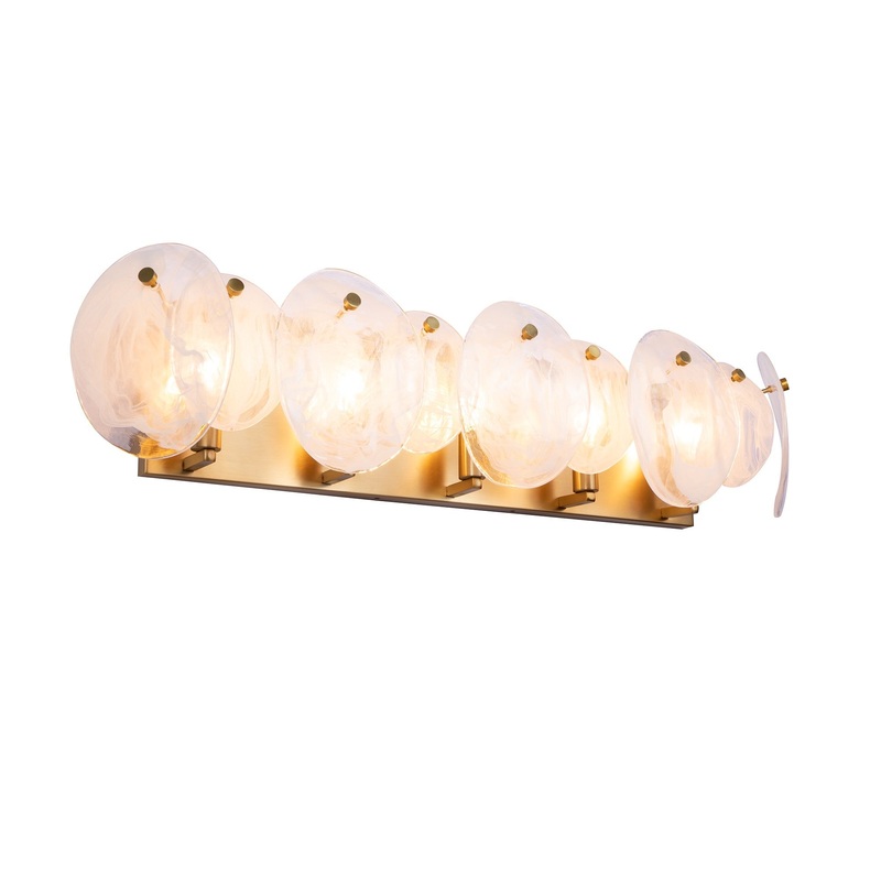 Lily Bathroom Vanity – Brushed Brass / 5-Light