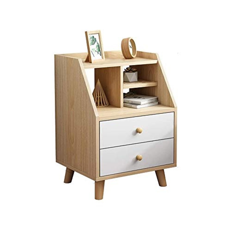 WALNUTA Comodino contratta e contemporanea mensola nordica Piccola Camera da Letto riceve Il Contenuto del Negozio Semplice ed Economico