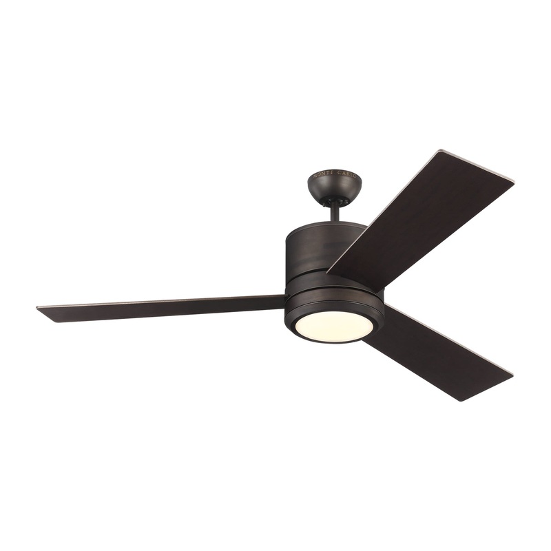 56″Ceiling Fan from the Vision Collection in Roman Bronze Finish by Generation Lighting.