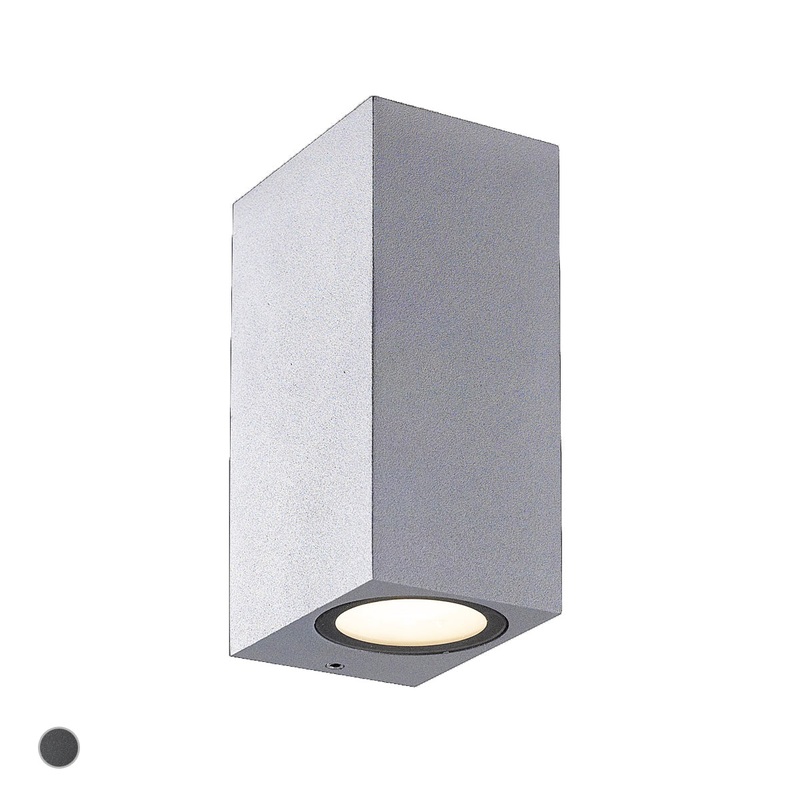 Dale Outdoor 2-Light LED Wall Mount Marine Grey