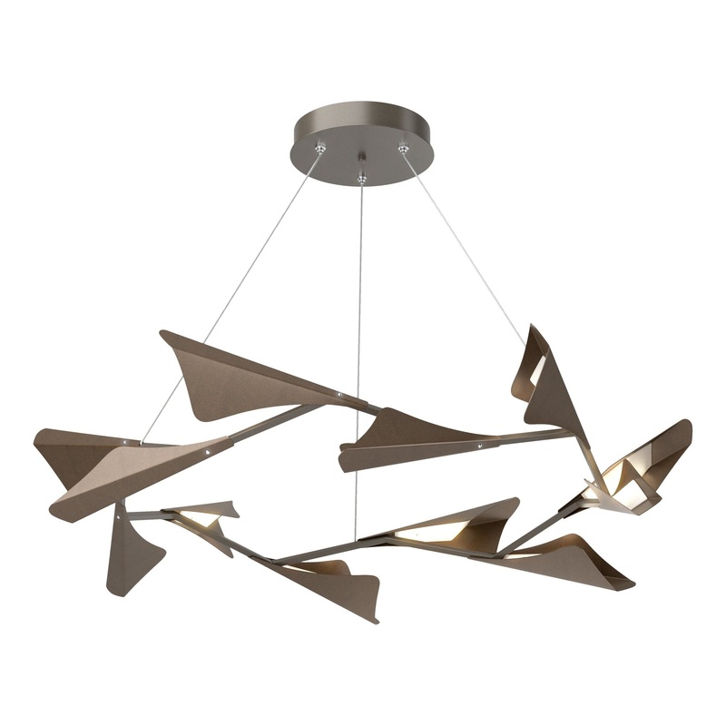 Plume 12-Light LED Pendant Dark Smoke Bronze