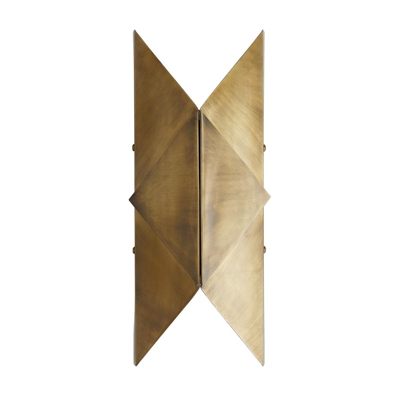 Two Light Wall Sconce from the Upson Collection in Antique Brass Finish by Arteriors