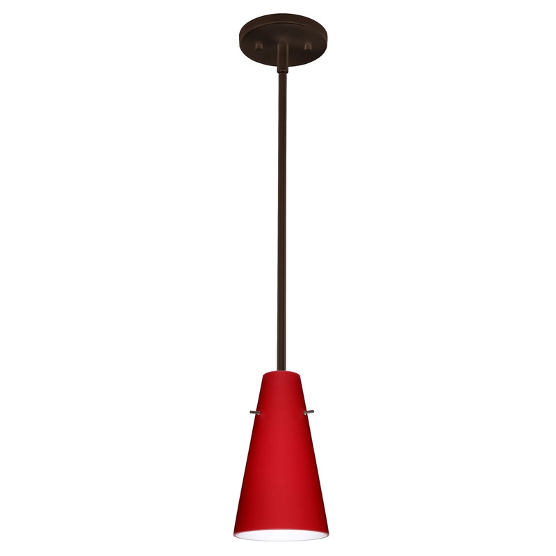 Besa 1TT-4124RM-BR Cierro One Light Pendant Bronze