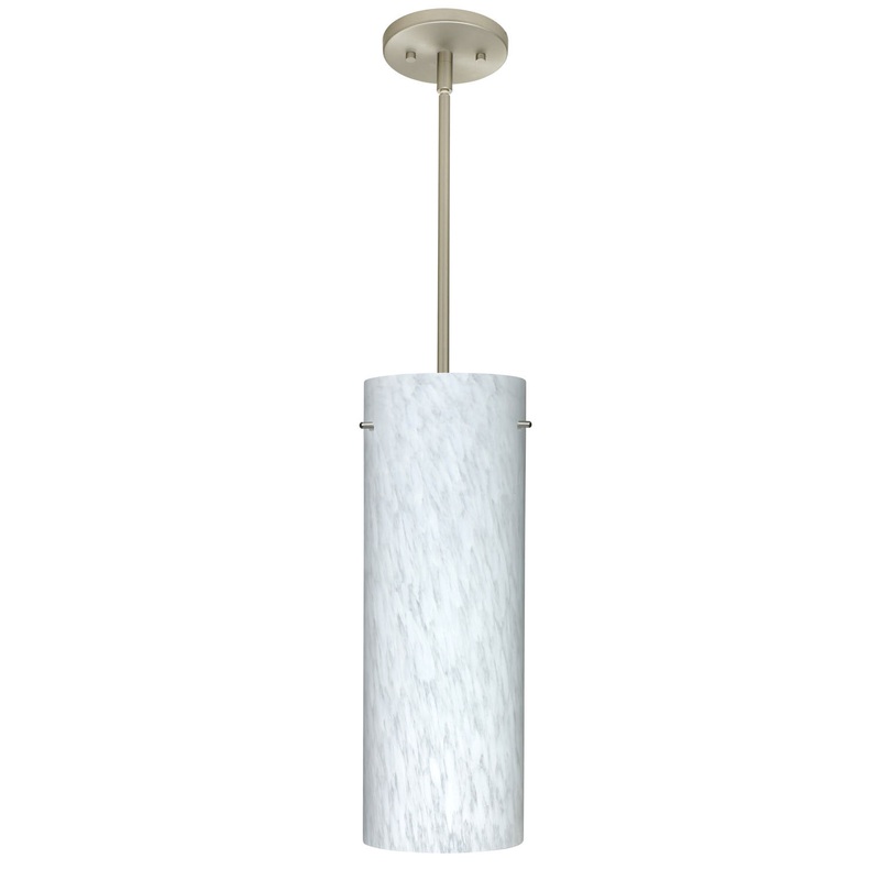 Besa 1TT-412819-SN Tondo One Light Pendant Satin Nickel