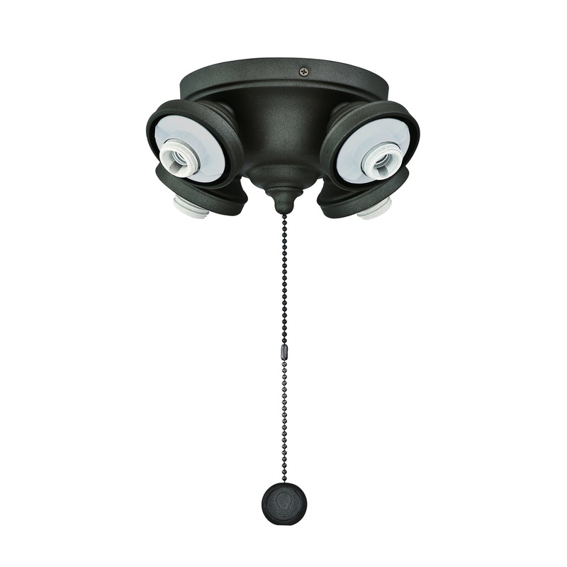 Fanimation F8GR Fitters Four Light Fitter Matte Greige (Discontinued)