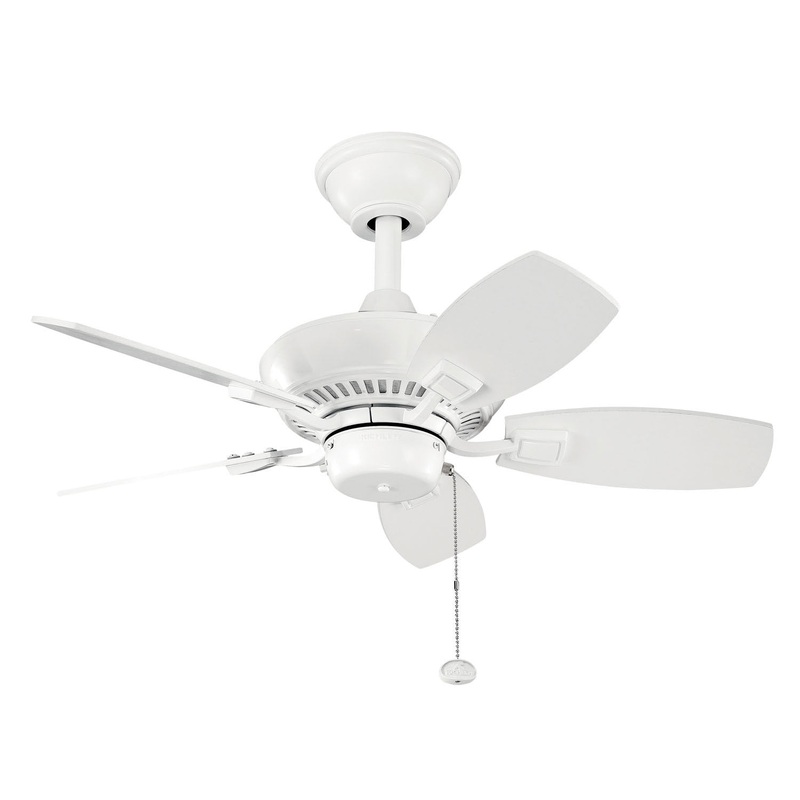 Kichler 300103WH 30″ Ceiling Fan, White