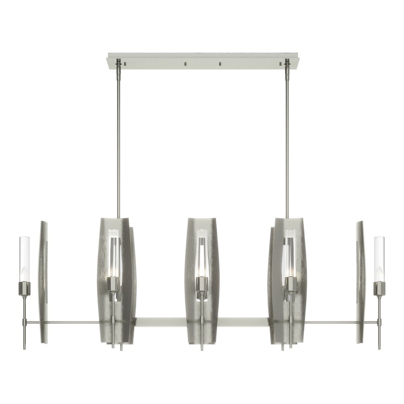 Passage 8-Light Pendant Sterling Clear Glass (ZM)