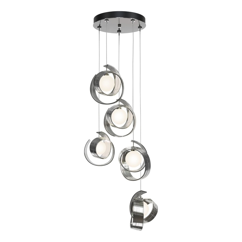 Riza 5-Light Pendant Sterling
