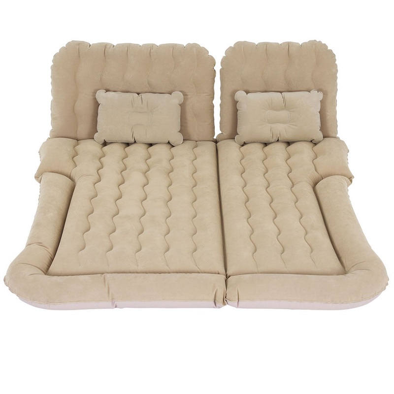 Weisshorn Car Mattress 175×130 Inflatable SUV Back Seat Camping Bed Beige