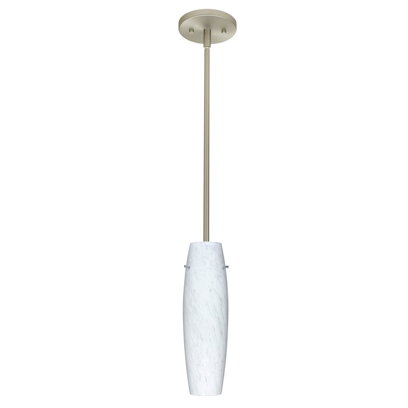 Besa 1TT-489719-SN Suzi One Light Pendant Satin Nickel