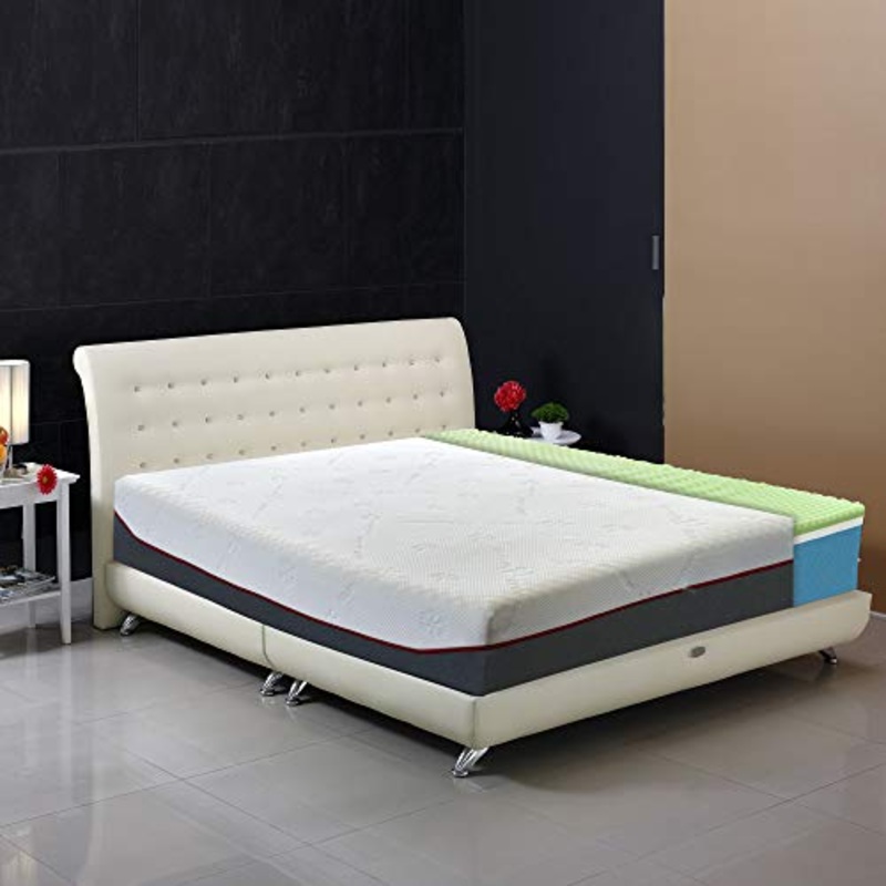 ITALYMATERASSI Materasso 1600 molle insacchettate Memory 7 zone massaggiante e Cuscini FIOCCO di memory in PROMO  Materasso DETRAIBILE DISPOSITIVO MEDICO TEK H24 c.a 160×190 cm Matrimoniale Standard