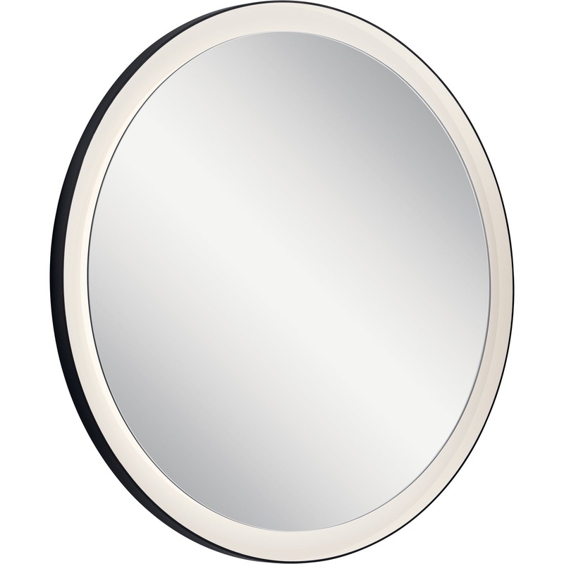 Kichler 84169 LED Mirror, Matte Black