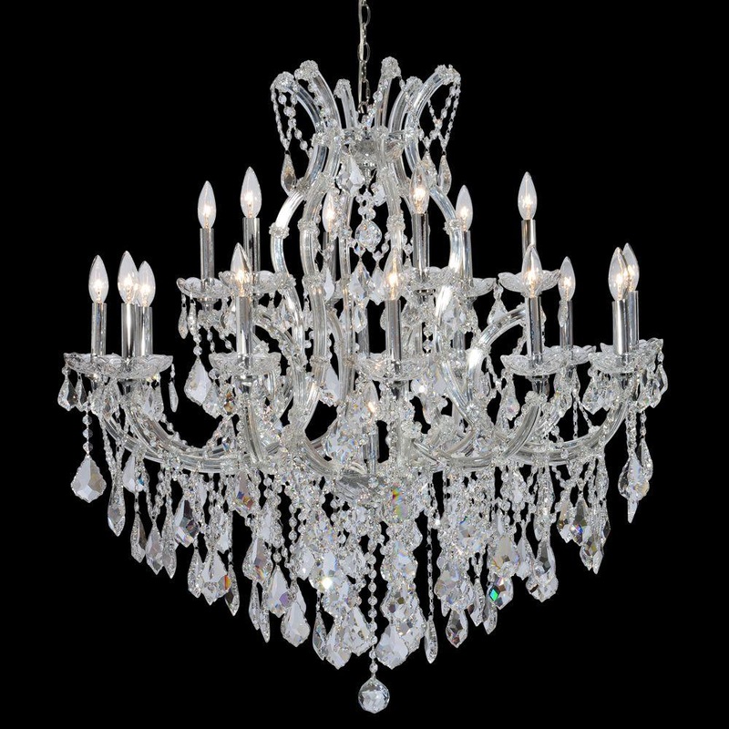 Maria Teresa Classic 13-Light Chandelier Chrome
