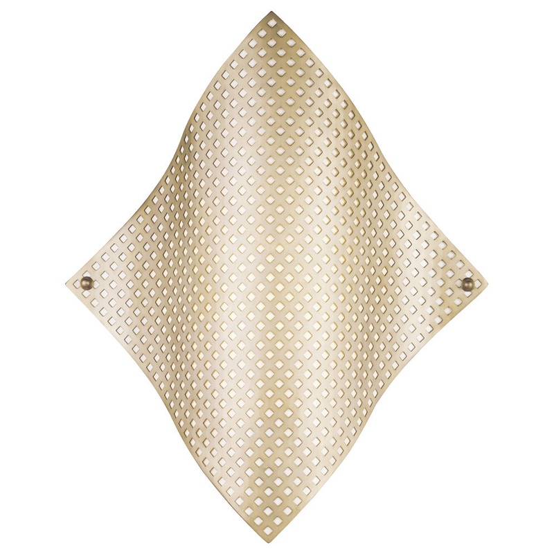 One Light Wall Sconce from the Grid Collection in Sable Bronze Patina Finish by George Kovacs