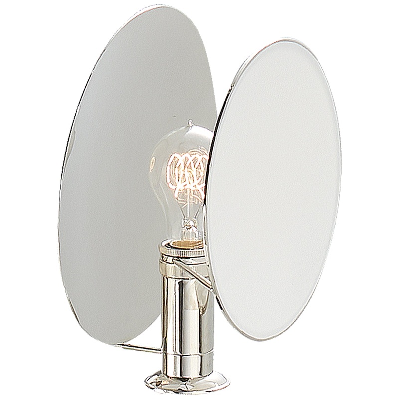 One Light Wall Sconce from the Osiris Collection in Polished Nickel Finish by Visual Comfort Signature