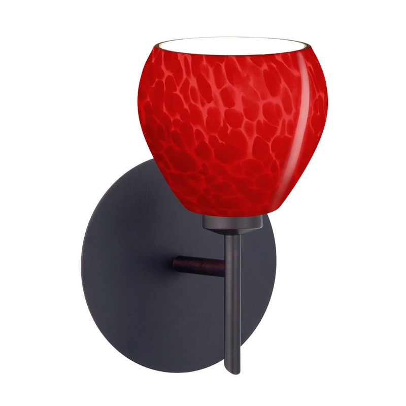 Besa 1SW-5605RC-LED-BR Besa Tay Tay Mini Sconce LED Wall Sconce Bronze