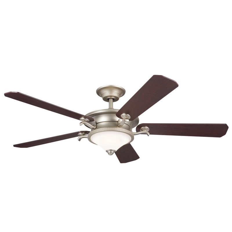 Kichler 300370NI 60″ Ceiling Fan, Brushed Nickel