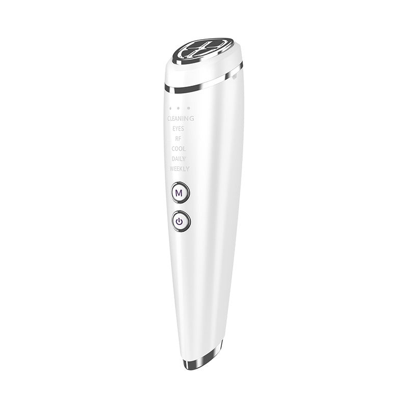 Multi-Function Facial Beauty Device – 6 Modes, 3 Intensity Levels, LED Therapy & Magnetic Charging(white)