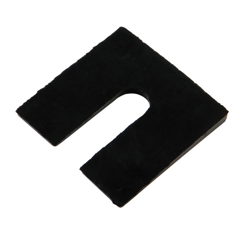 VCTZHDWRSH Rubber Shim Slant Washer for Tub Feet, Black