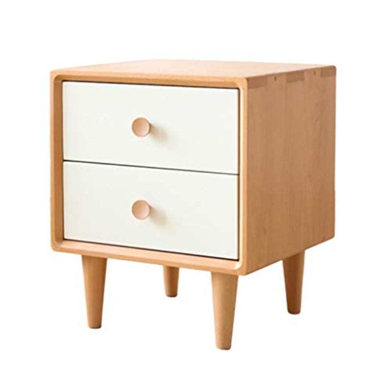 Yyqx comodino comodino semplice e moderno in legno comodino camera da letto mobili cassetto armadio comodino in faggio