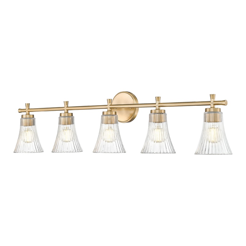 Belle 5-Light Vanity Modern Gold