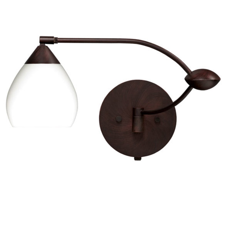 Besa 1WU-560507-BR Tay Tay One Light Swing Arm Wall Sconce Bronze (Discontinued)