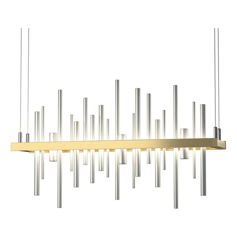 Cityscape LED Pendant Modern Brass Vintage Platinum
