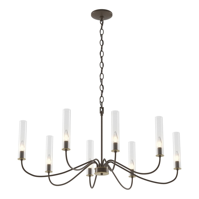 Grace 8-Arm Chandelier Bronze