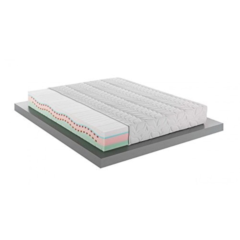 MENTOR – Materasso Memory Med H1 Matrimoniale 160×190 Creation Med H23 DISP. Medico DETRAIBILE 7 cm di Memory, Onda ad 11 Zone di portanza differenziata, sfoderabile e Lavabile.