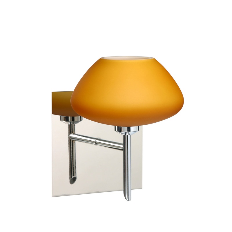 One Light Wall Sconce from the Peri Collection in Chrome Finish by Besa