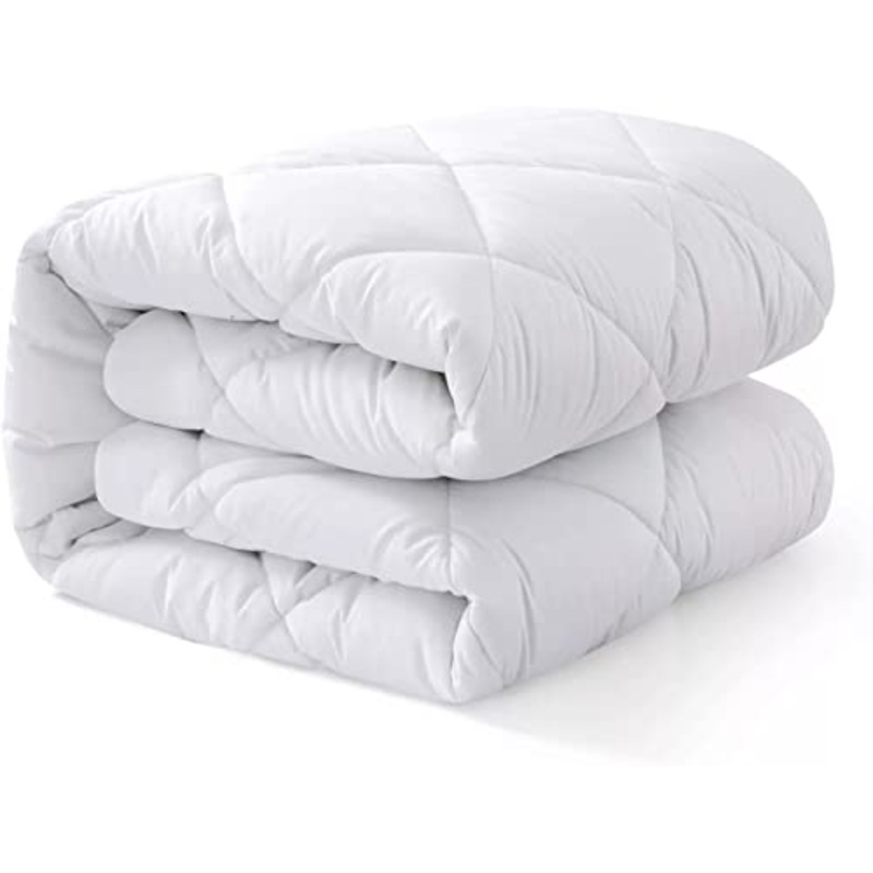 Coprimaterasso trapuntato con angoli elasticizzati anallergico e traspirante per un riposo sano e super confortevole grazie allo speciale effetto nuvola. – Bianco – Matrimoniale