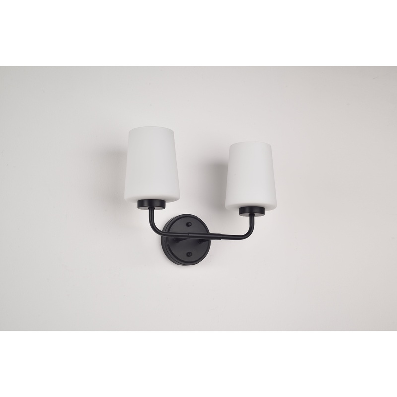 Hillsdale 2-Light Vanity Black