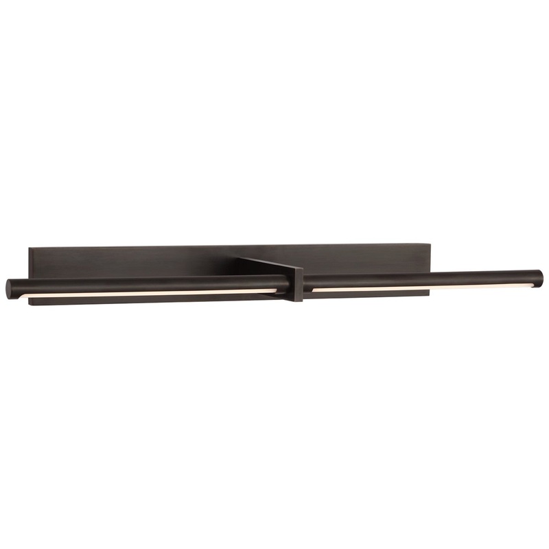 LED Picture Light from the Axis Collection in Bronze Finish by Visual Comfort Signature