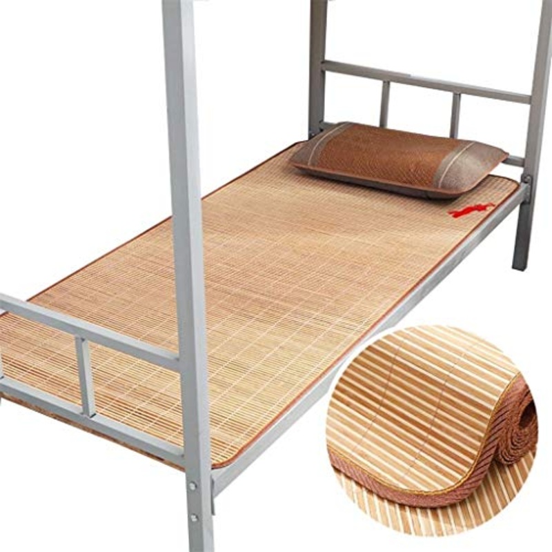 MBY Materassino in bamb, Letto Singolo for Studenti Pieghevole Rinfrescante Traspirante Temperatura Costante del Sudore, 7 Stili, 4 Dimensioni (Color : A, Size : 80190cm)